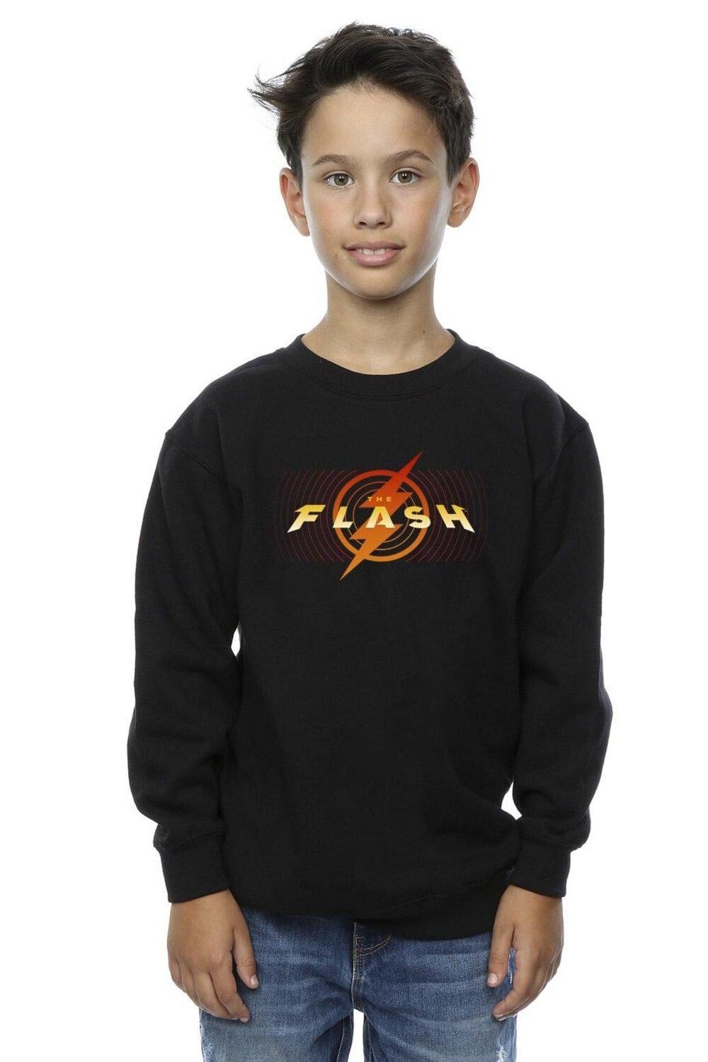 

Толстовка с красной молнией The Flash DC Comics, черный