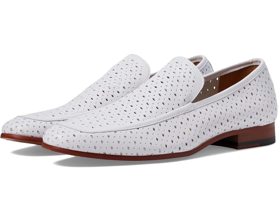 

Лоферы Stacy Adams Winden Perfed Slip-On Loafer, белый