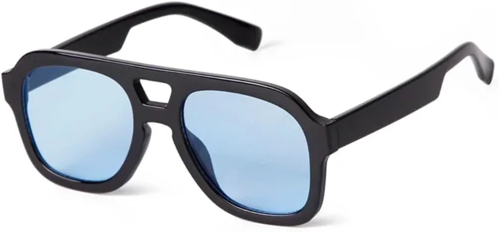 

Солнцезащитные очки с защитой UV400 | Двойная перемычка, синие линзы | для женщин и мужчин, для занятий спортом на открытом воздухе и вождения DSVIGF, 07