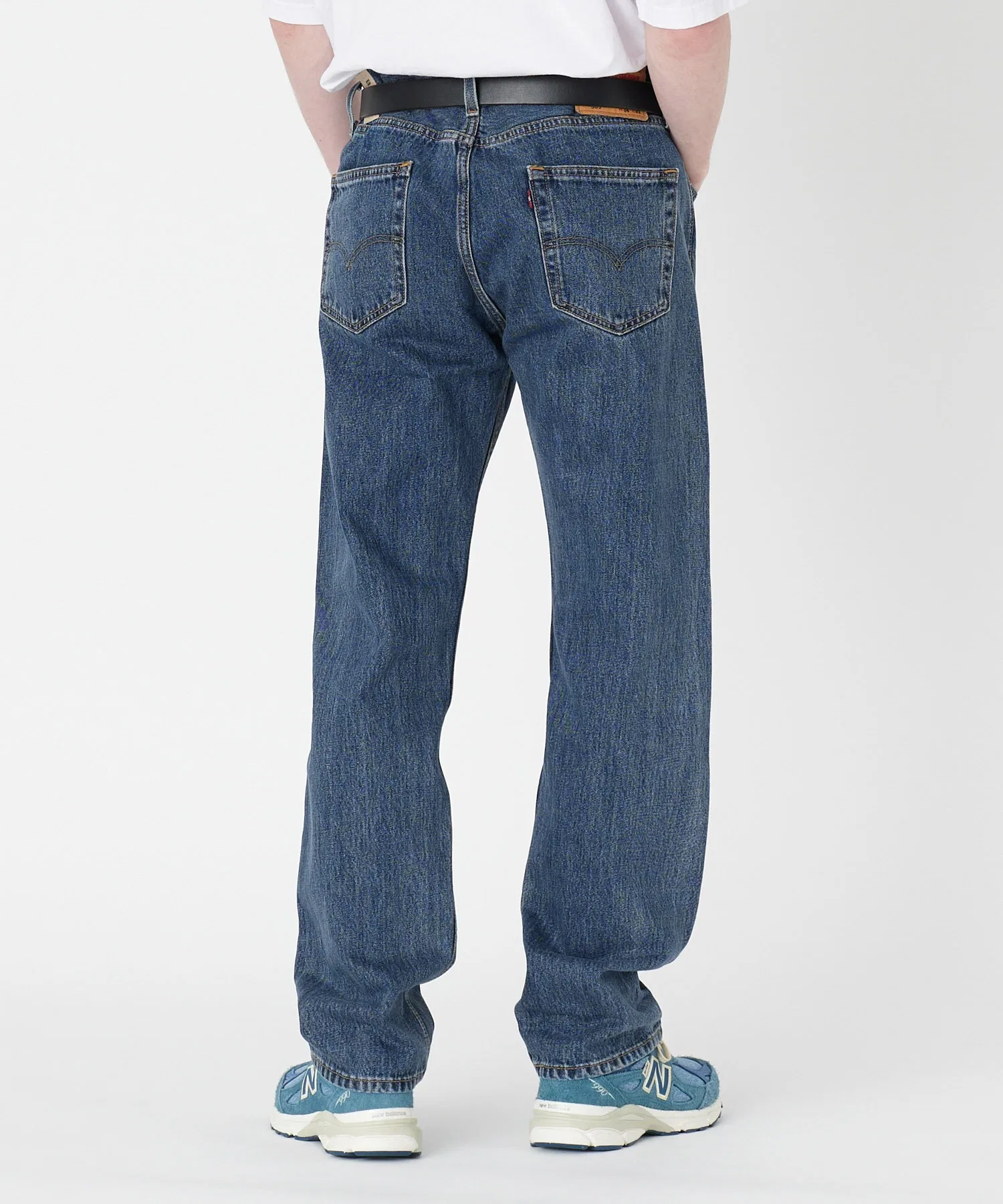 Джинсы Levi's 505™ Regular Fit, темно-синие. — фото 3