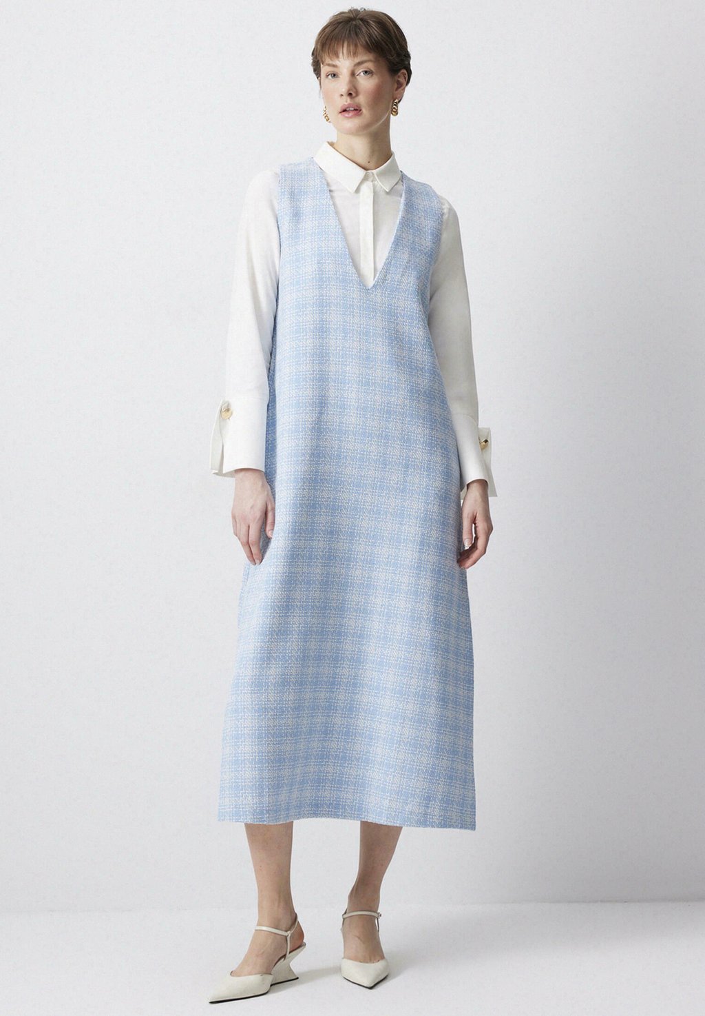 

Повседневное платье TWEED SLEEVELESS Touché Privé, синий