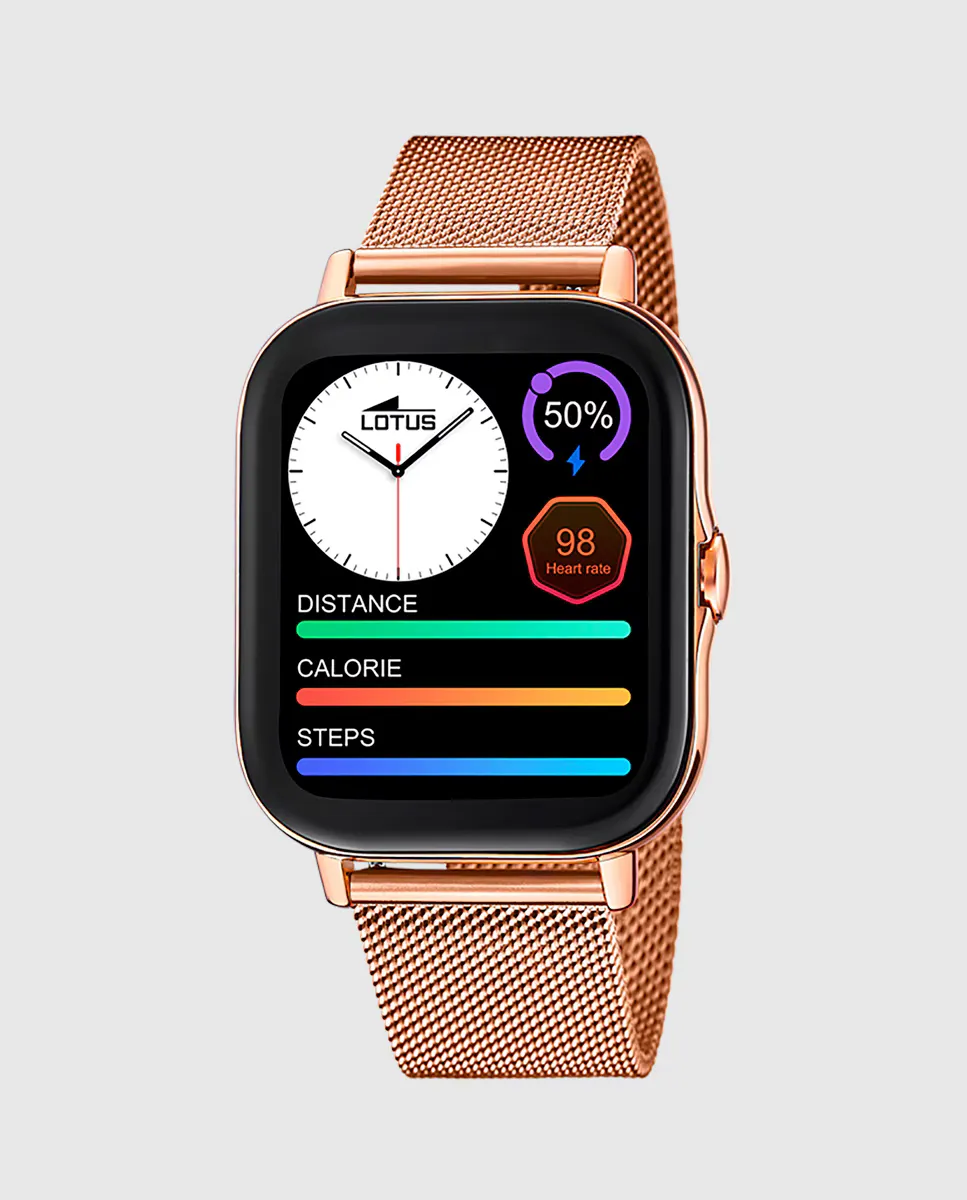 

Женские часы 50045/1 Умные часы из розовой стали LOTUS, розовый