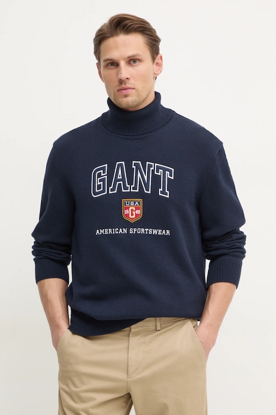 

Свитер Gant, темно-синий