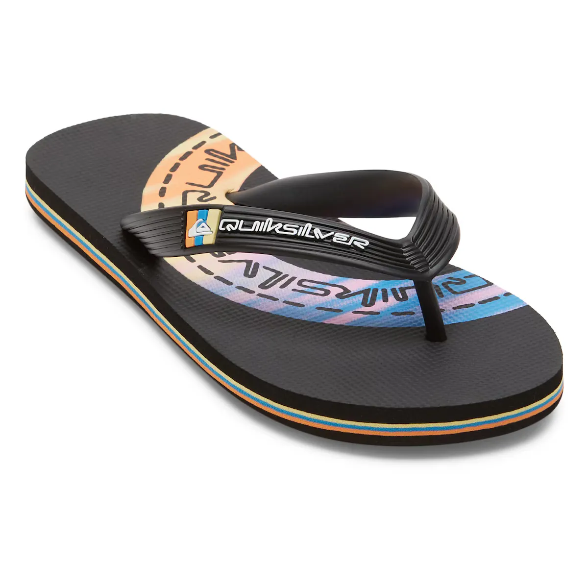 

Molokai Art Quiksilver детские шлепанцы, черный/оранжевый