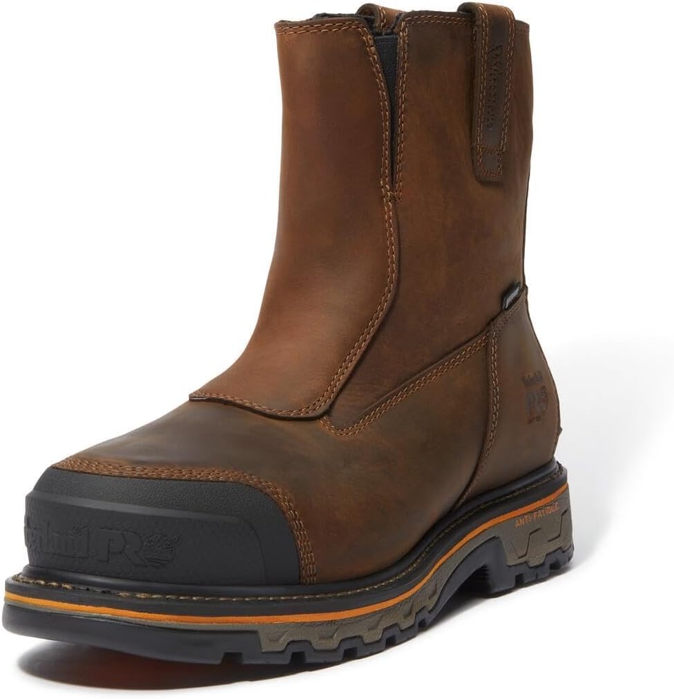 

Timberland PRO мужские Chelsea ботинки True Grit Soft Toe Waterproof Industrial Western, Medium Brown