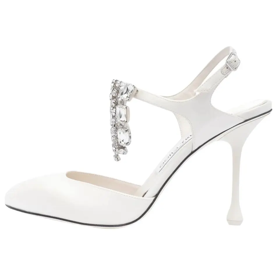 Jimmy Choo Туфли Verity Slim Heel на высоком каблуке 9,5 см, женские, белые