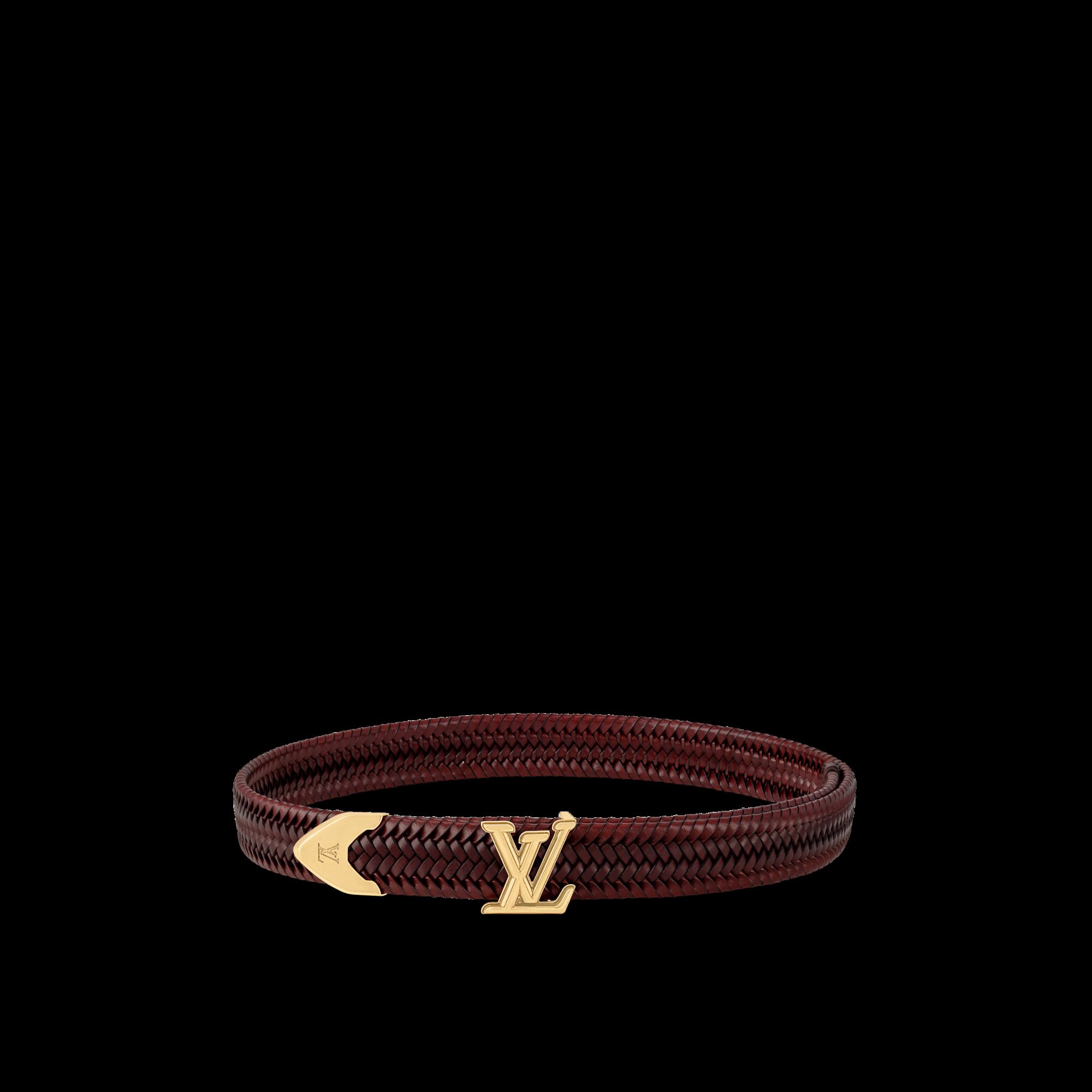 

Плетеный ремень LV Dimension 40 мм Louis Vuitton, коричневый