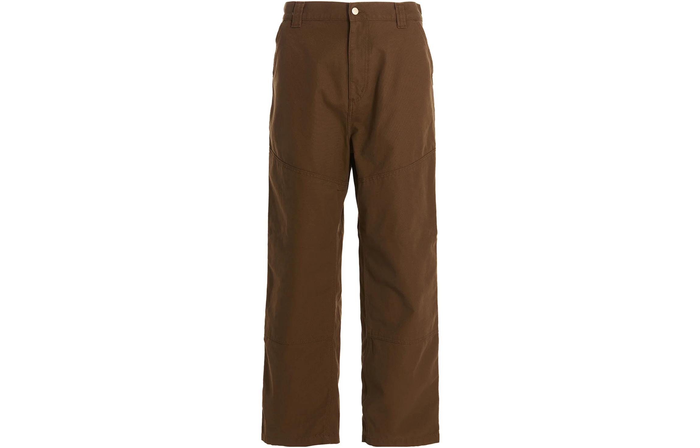 

Широкие брюки мид-райз Carhartt WIP, коричневый