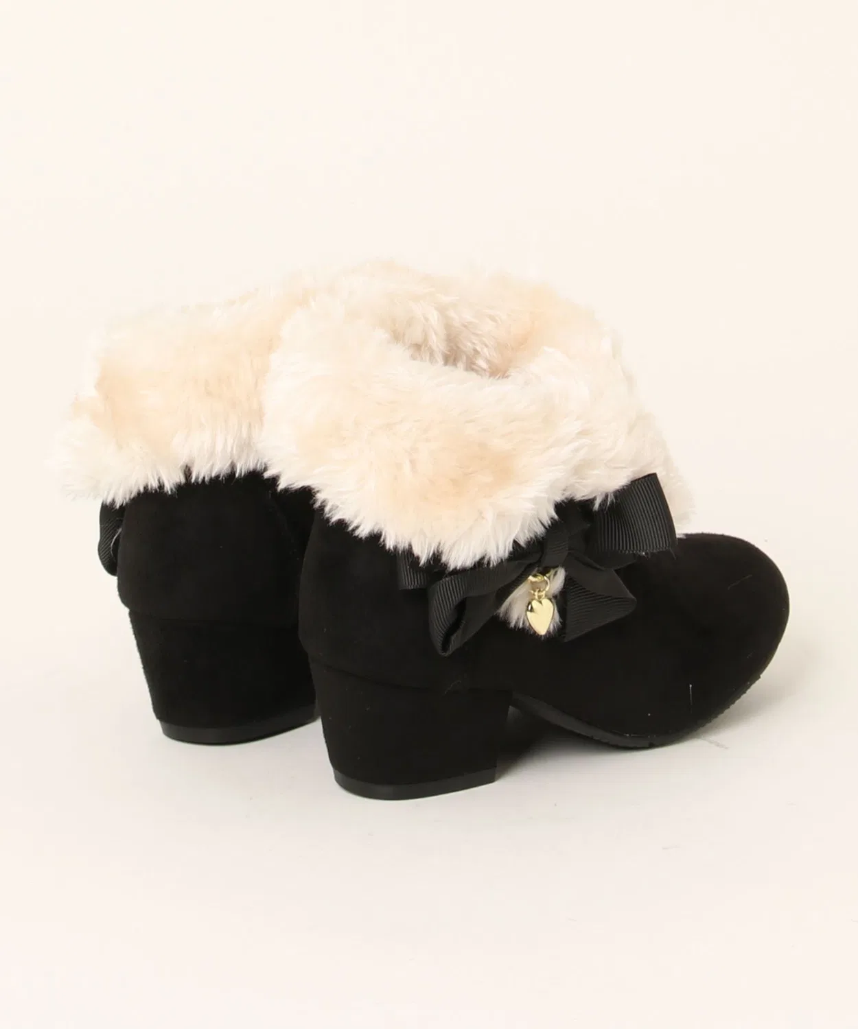 Ботинки Princess Rose с бантом и мехом, 2WAY, R44519-39, чёрные — фото 3