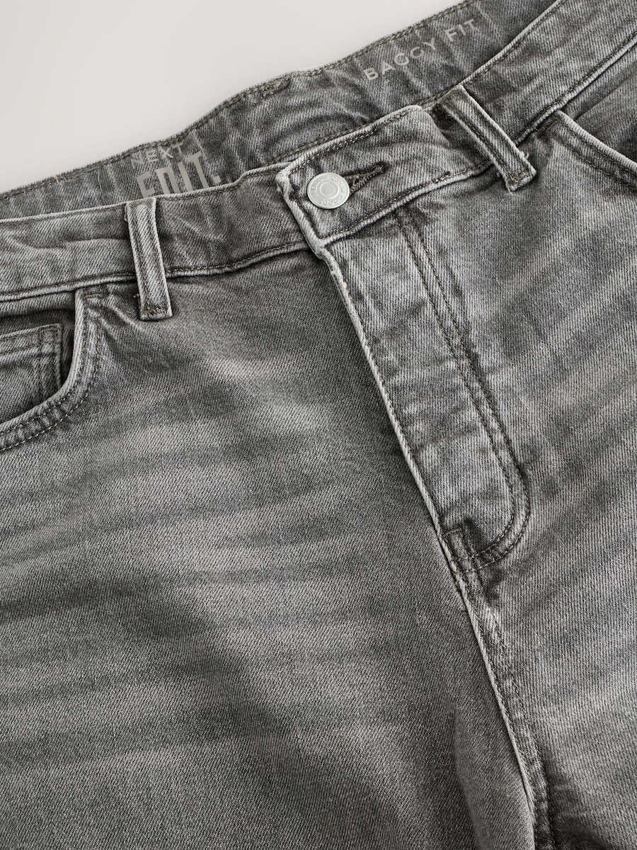 Мешковатые джинсы Next Edit, Grey Denim — фото 3