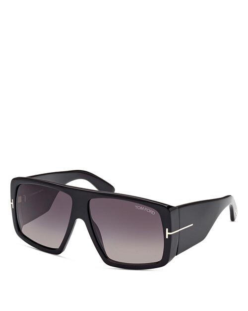 

Солнцезащитные очки Raven Square, 60 мм Tom Ford, цвет Yellow