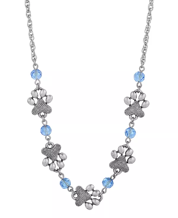 

Женское ожерелье в виде лапы 2028, blue