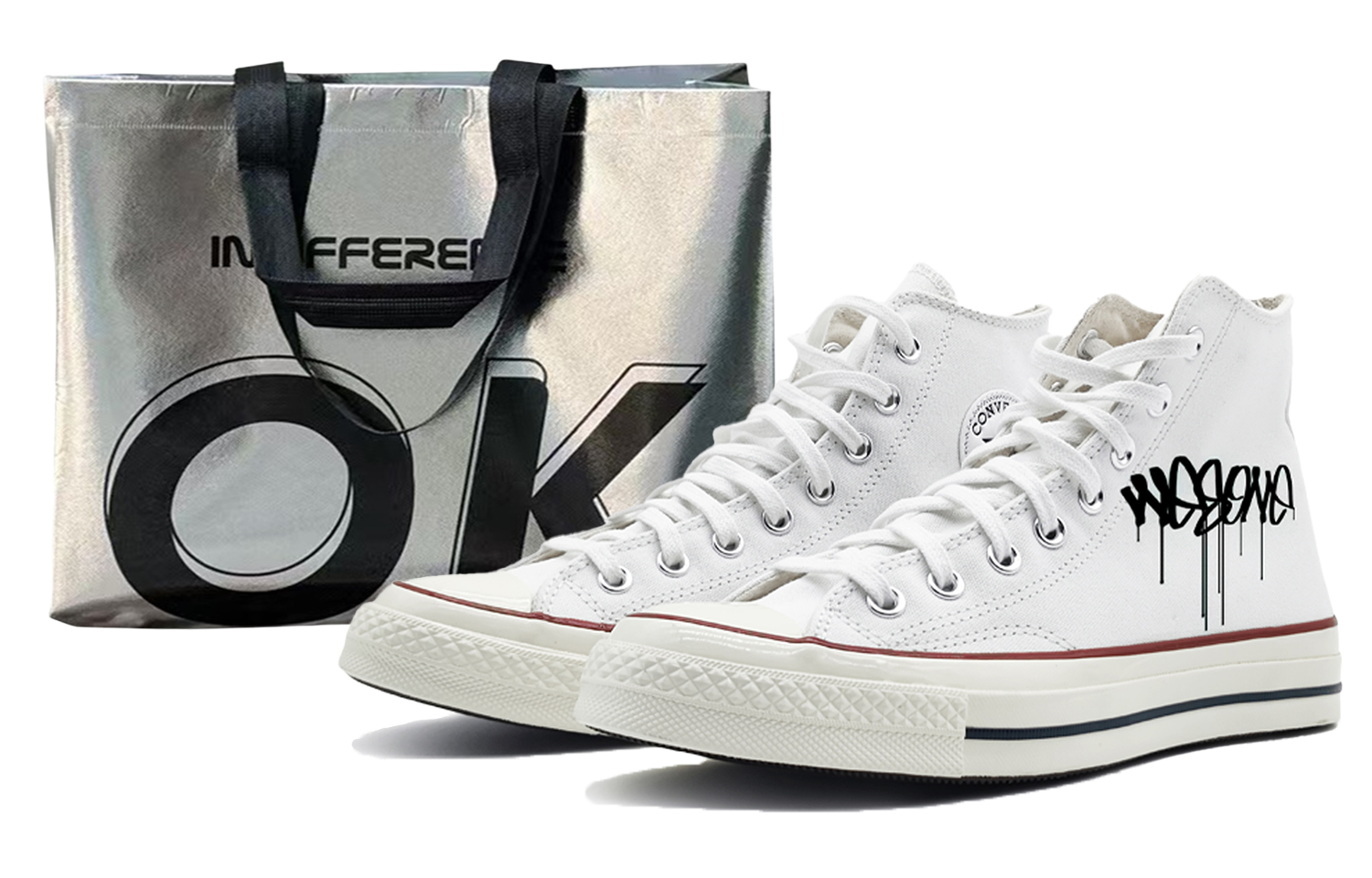 

Converse Кроссовки Chuck Taylor High-Top Canvas Unisex Ecru 1970-х годов, цвет Ecru