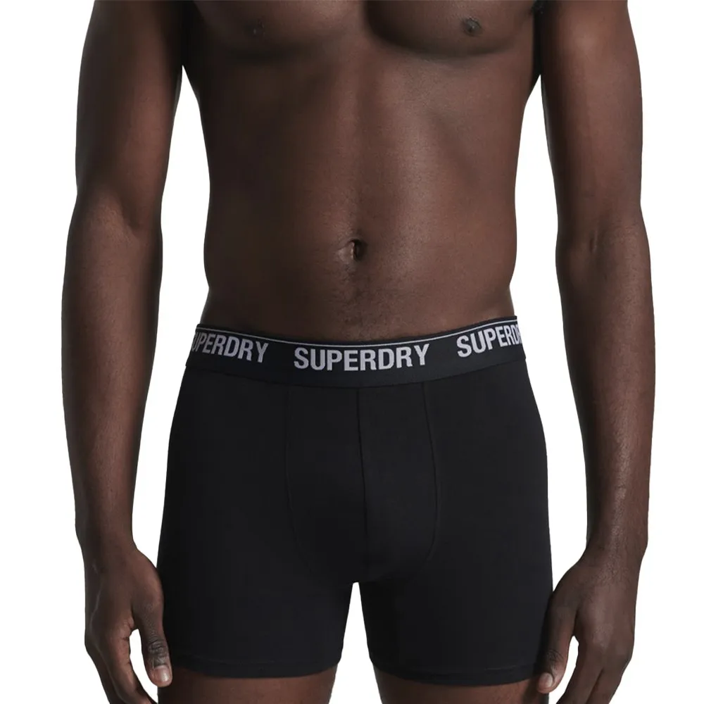 

Трусы-боксеры Superdry Multi 3 units, оранжевый/серый/черный