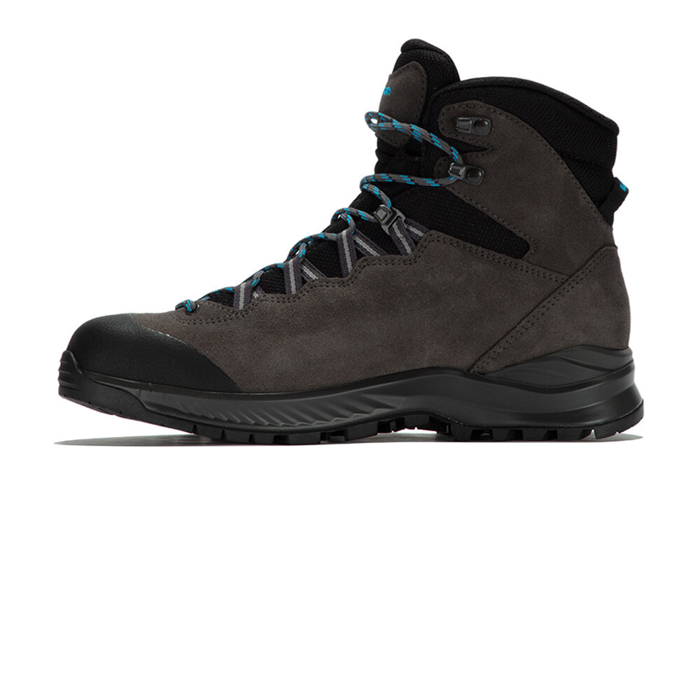 Ботинки женские Lowa Explorer GORE-TEX Mid трекинговые на шнуровке, черный/серый — фото 4