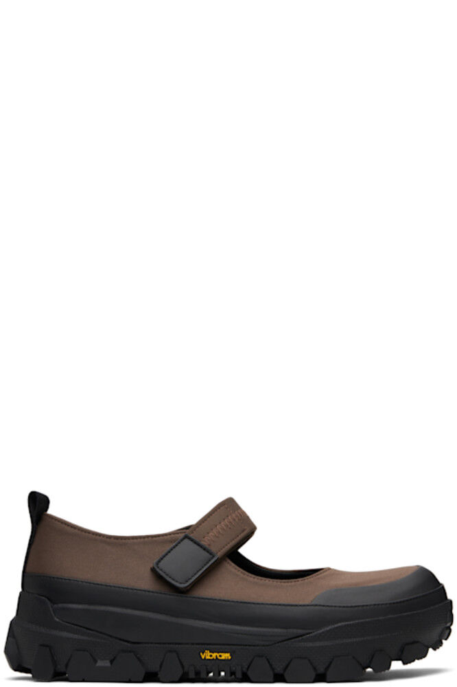 Коричневые и черные балетки Vibram Mary Jane AMOMENTO