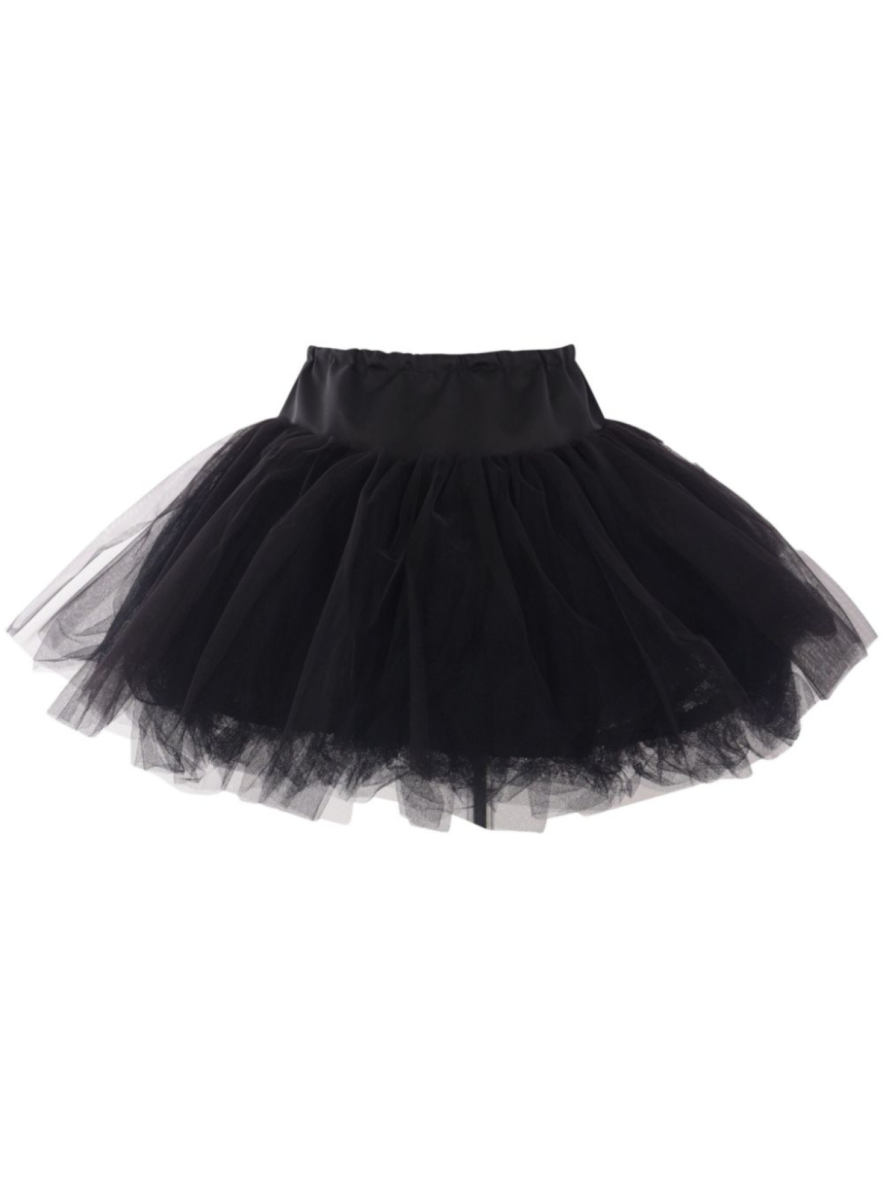 

Мини-юбка из тюля Simone Rocha, черный