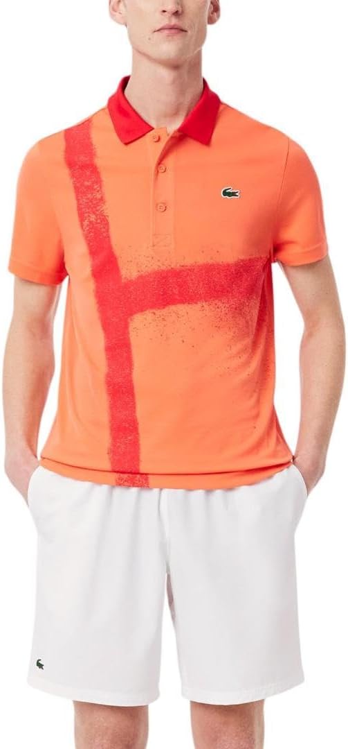 

Мужские шорты Lacoste Sport Tennis X Novak Djokovic, White/Mango Tree Red