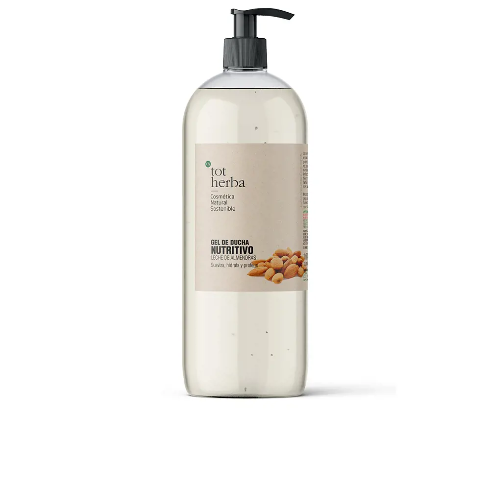 

Гель для душа Gel de ducha nutritivo leche de almendras Tot Herba, 1000 мл.