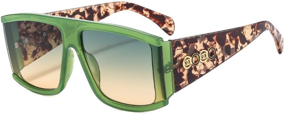 

Ретро-солнцезащитные очки 2027 года для женщин, модные очки, женские солнцезащитные очки с защитой от УФ-излучения UV400, трендовые солнцезащитные очки для мужчин MTZJH, Green