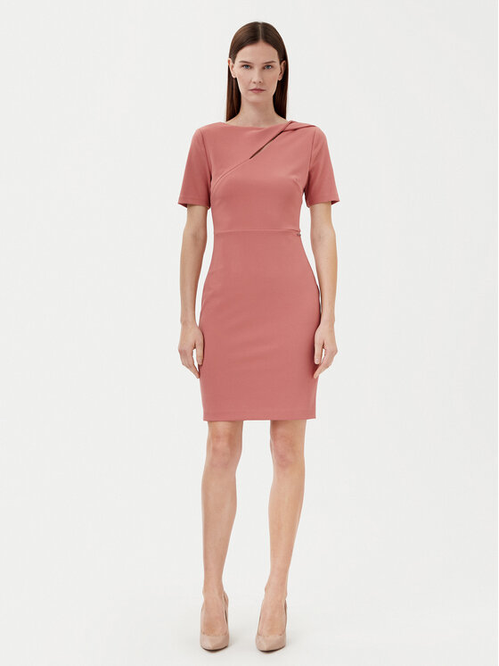 Коктейльное платье стандартный крой K20K208174 Calvin Klein, розовый — фото 2