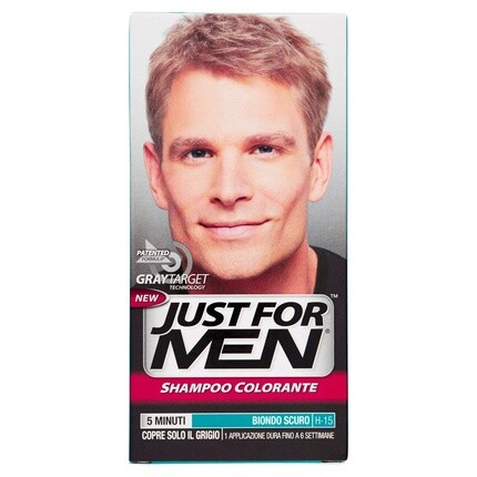 

Краситель-шампунь Темно-русый H15 66мл, Just For Men