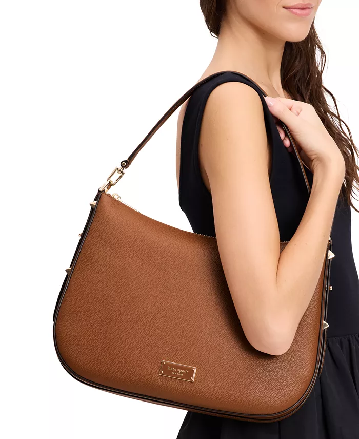 

Кожаная сумка через плечо Liv kate spade new york, коричневый