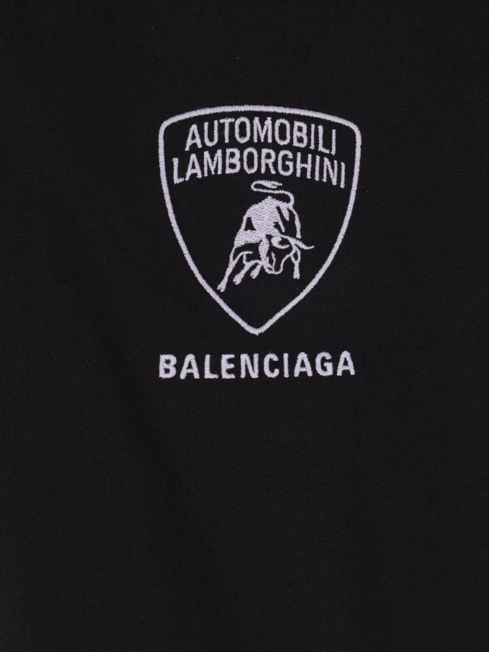 Спортивная куртка Automobili Lamborghini с логотипом BALENCIAGA, черный — фото 3
