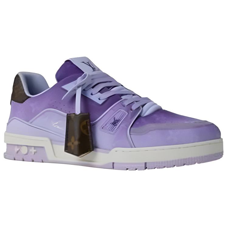 LOUIS VUITTON Кроссовки Trainer Low top Skateboard Shoes мужские Purple — фото 3