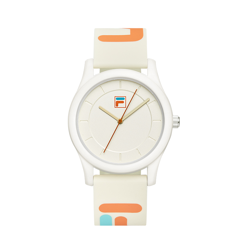 

FILA Часы DOPAMINE Wrist Watch Quartz Movement Silicone Strap White Dial Women's Watch Long Strip
