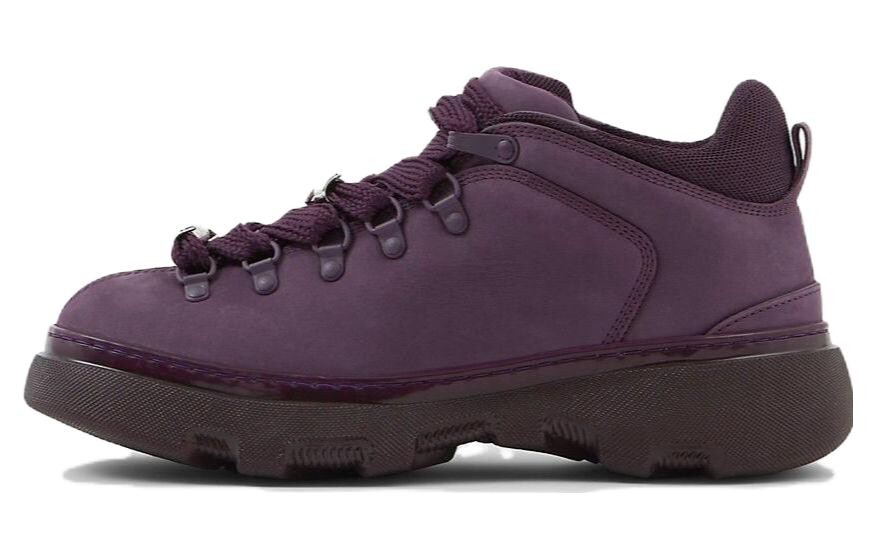 Кроссовки Burberry Nubuck Trekking Boots, фуксия