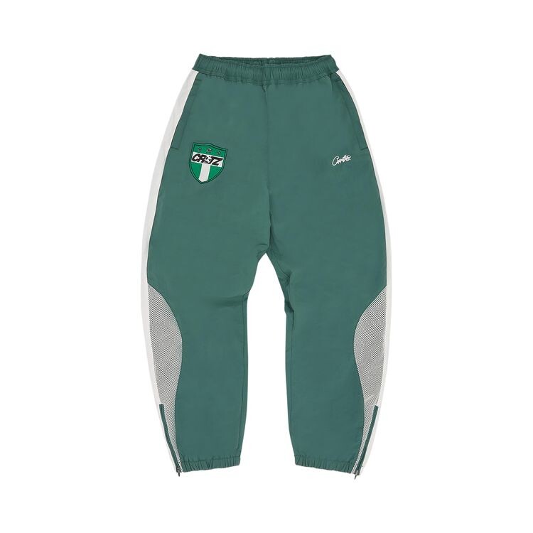 

Брюки Corteiz CRTZ Olympic Shuku Pant Green/White, зеленый