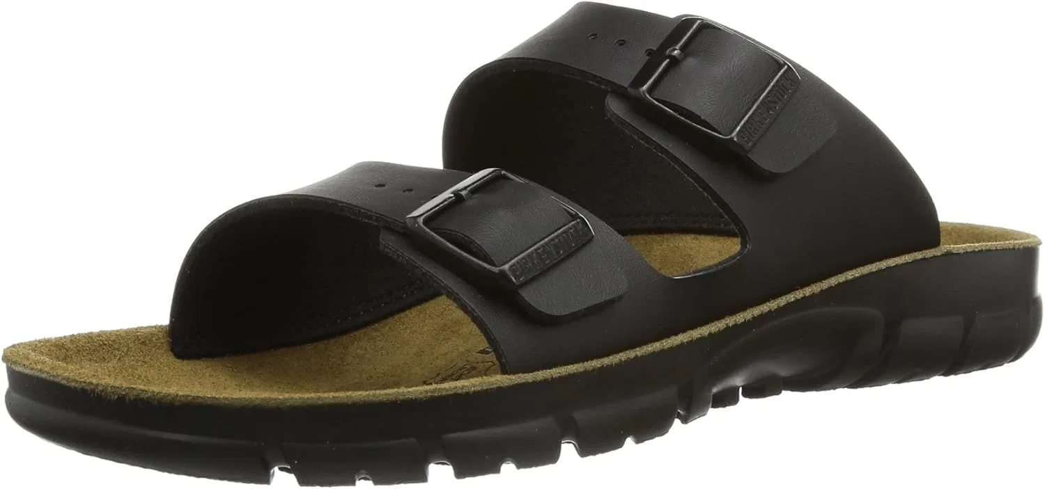 Классические мюли Birkenstock Bilbao Birko-Flor унисекс для взрослых, Black — фото 3