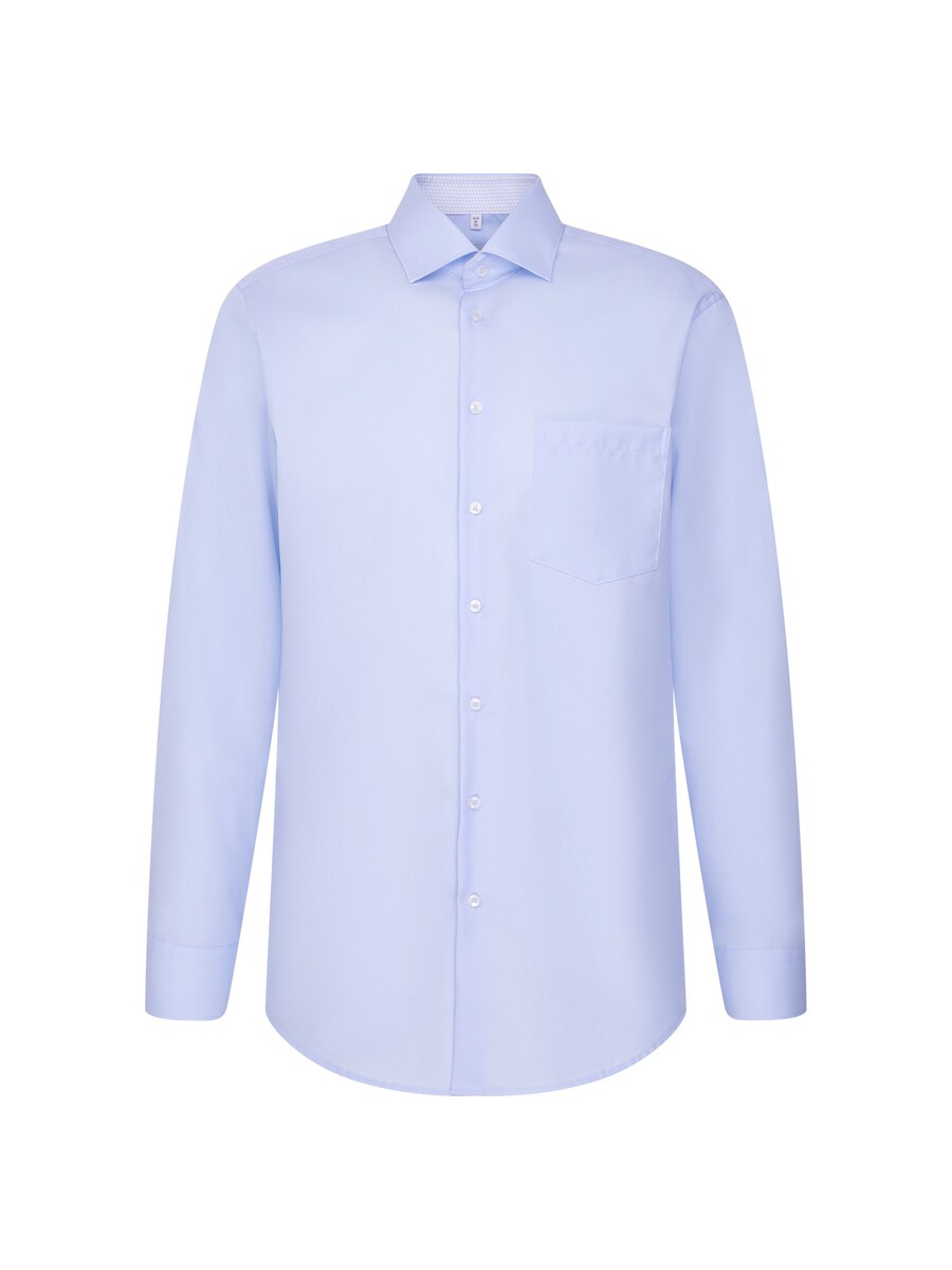 

Рубашка делового покроя Regular Fit SEIDENSTICKER Schwarze Rose, светло-голубой