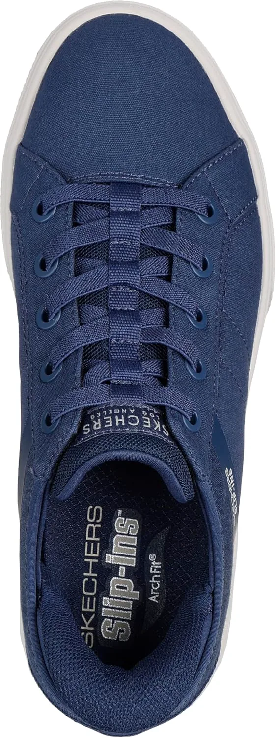 Мужские слипоны Skechers Arch Fit Arcade - Good 2 See без лишних движений, темно-синий — фото 3