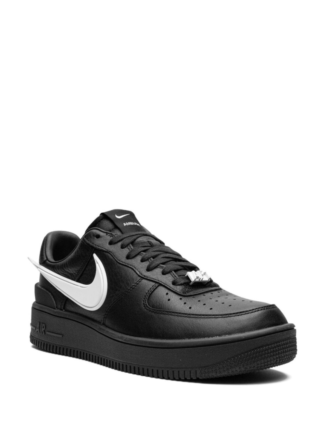 Nike кроссовки Air Force 1 Low Black из коллаборации с Ambush, черный — фото 2