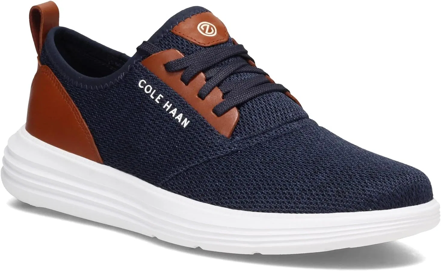 Мужские вязаные кроссовки Cole Haan Grandsport Journey, Navy Ink Woodbury Optic White — фото 4