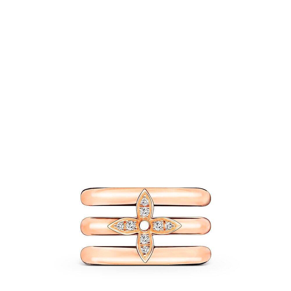 

Серьги-каффы Idylle Blossom, розовое золото и бриллианты, 1 шт. Louis Vuitton, розовый