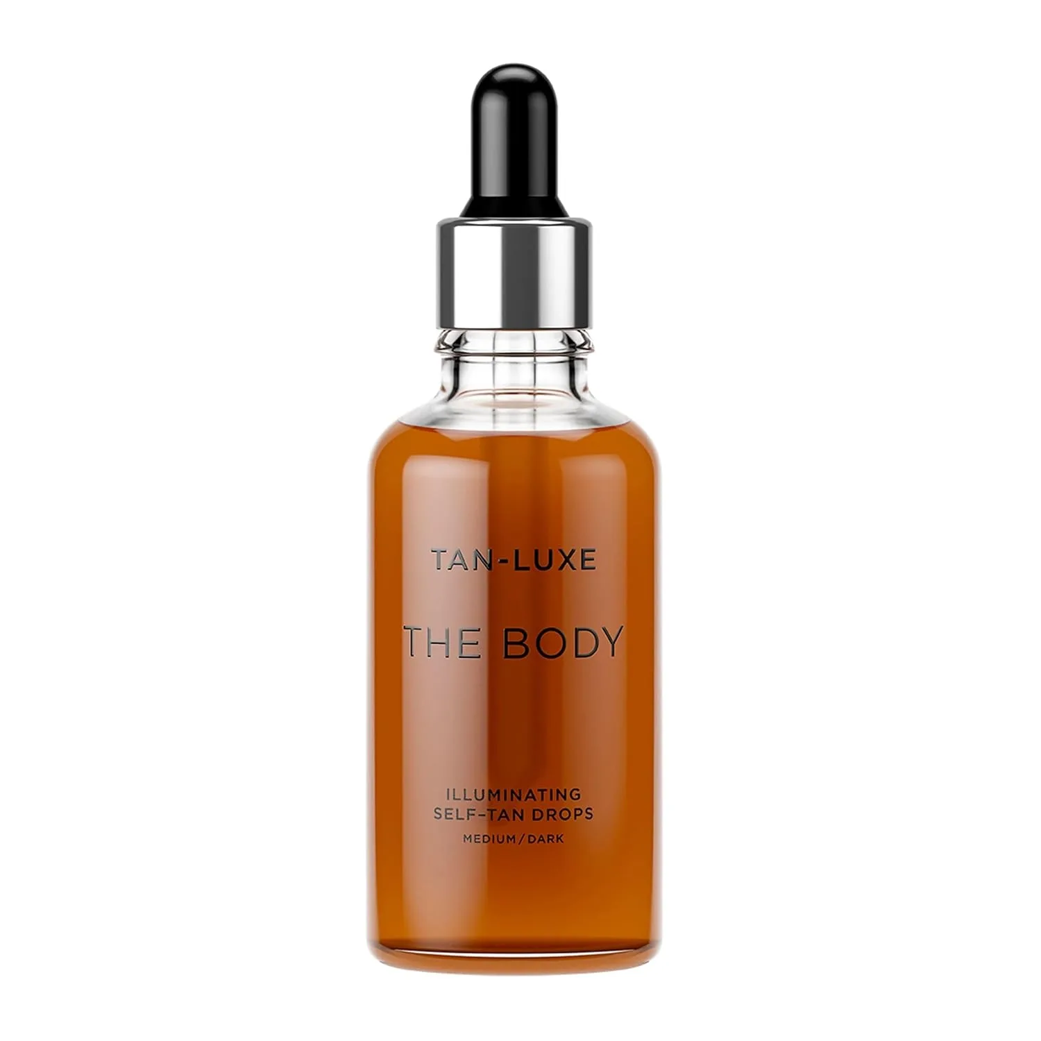 Капли для автозагара TAN-LUXE THE BODY: добавьте капли для загара в средства по уходу за кожей для получения индивидуального загара тела. 50 мл (1 шт.), Medium/Dark