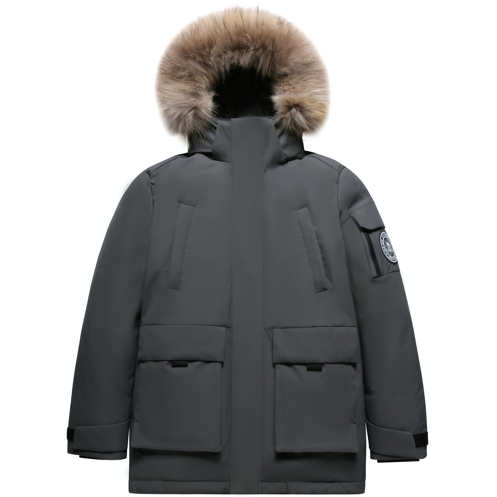 

CAMEL Мужская пуховая куртка для экстремальных холодов, Ebony Green Gray