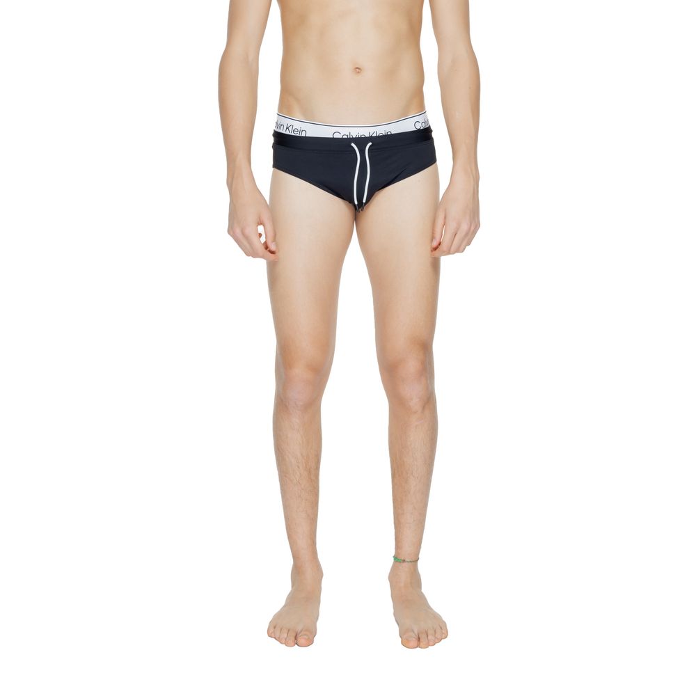 

Черный нейлоновый купальник Calvin Klein