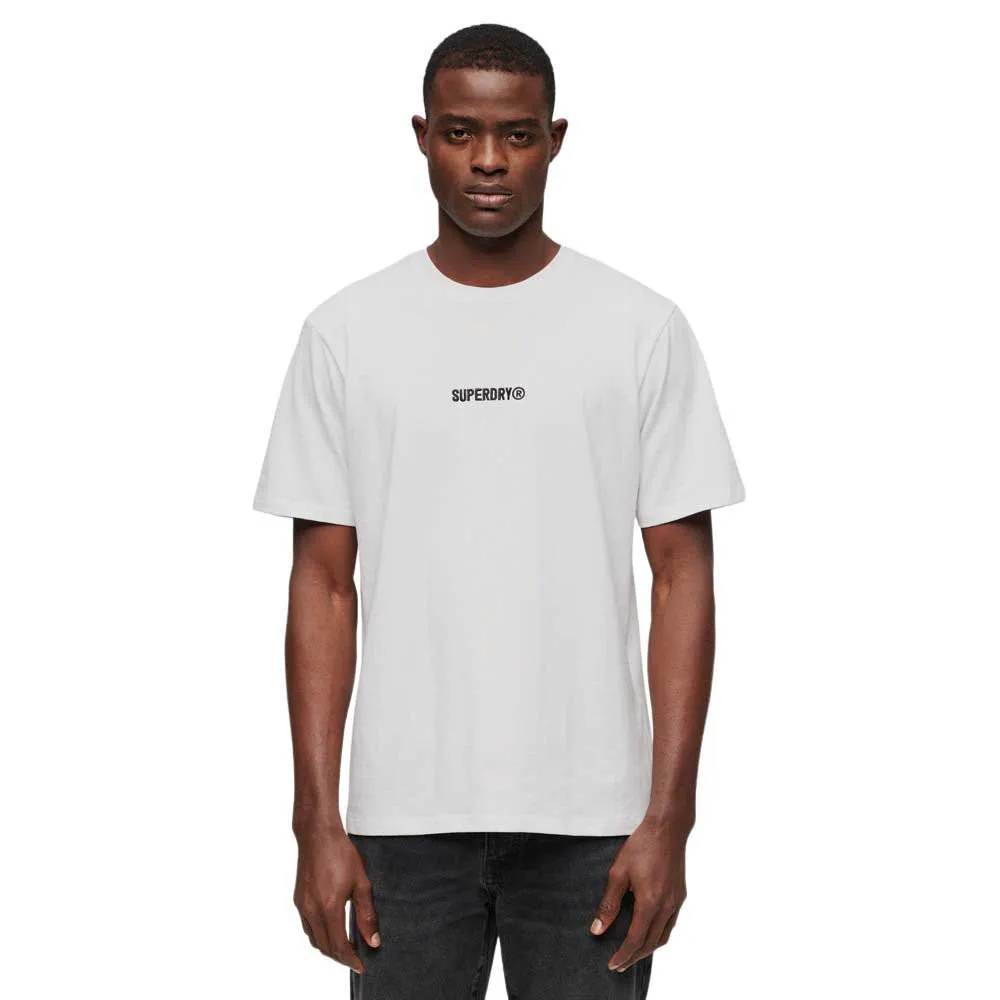 

Футболка Superdry Micro Logo Graphic Loose, белый