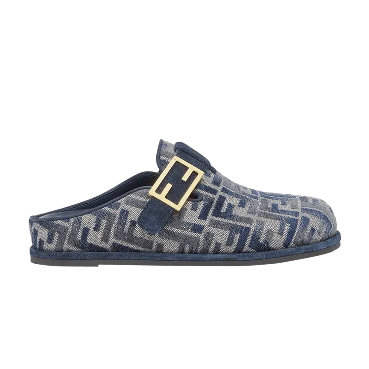 Кроссовки Fendi Wmns Feel Sabot 'FF Baguette - Blue Denim', синий
