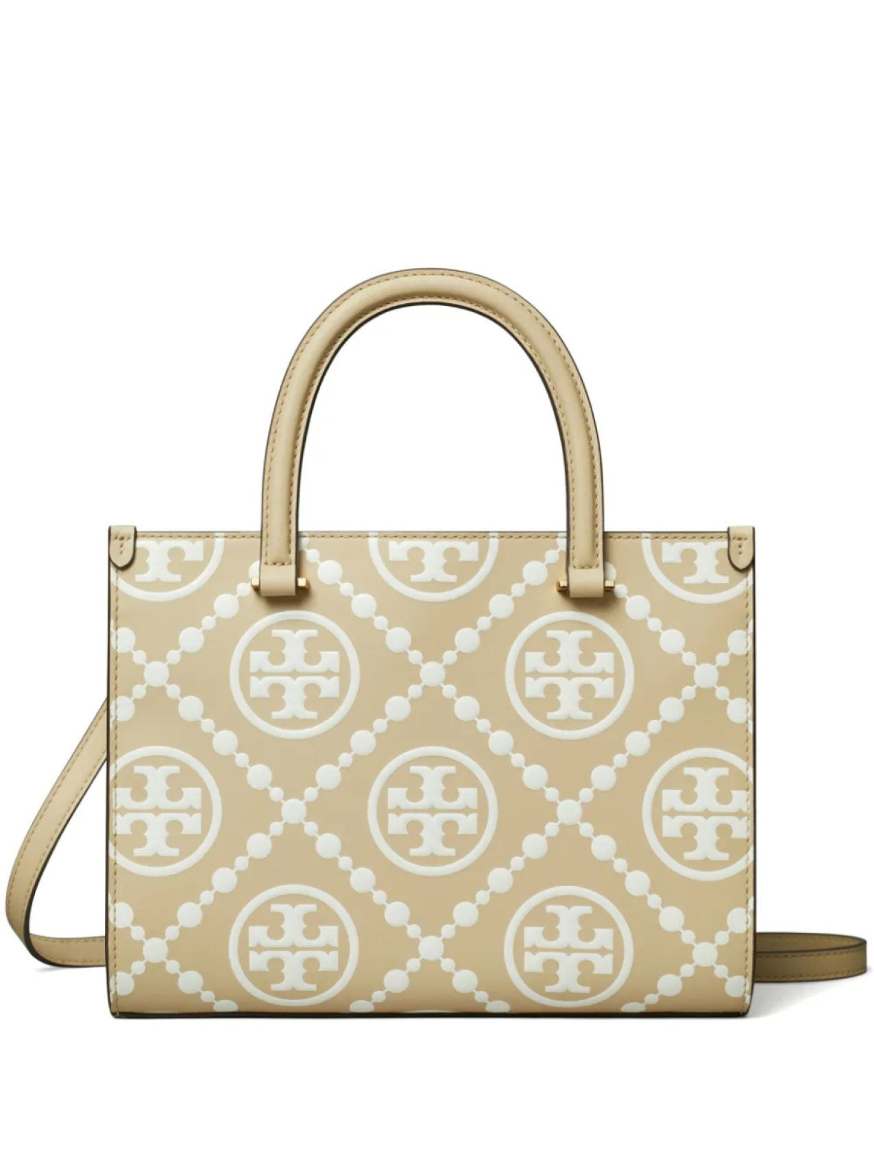 

Tory Burch сумка-тоут T Monogram, нейтральный