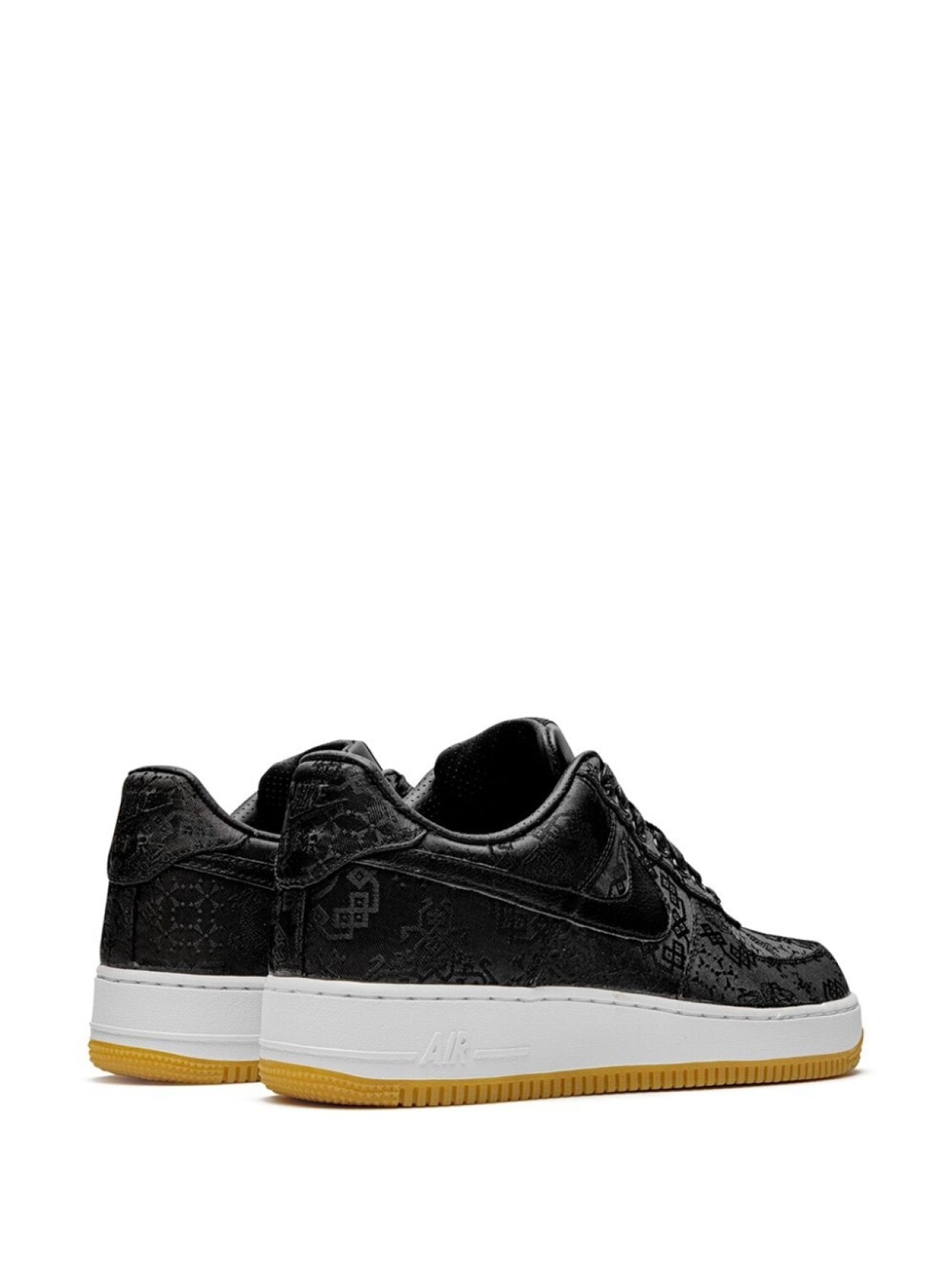 Nike кроссовки Air Force 1 из коллаборации с Fragment и Clot, черный — фото 3