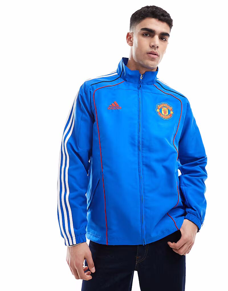 

Куртка Adidas Manchester United Urban Purist в синем цвете