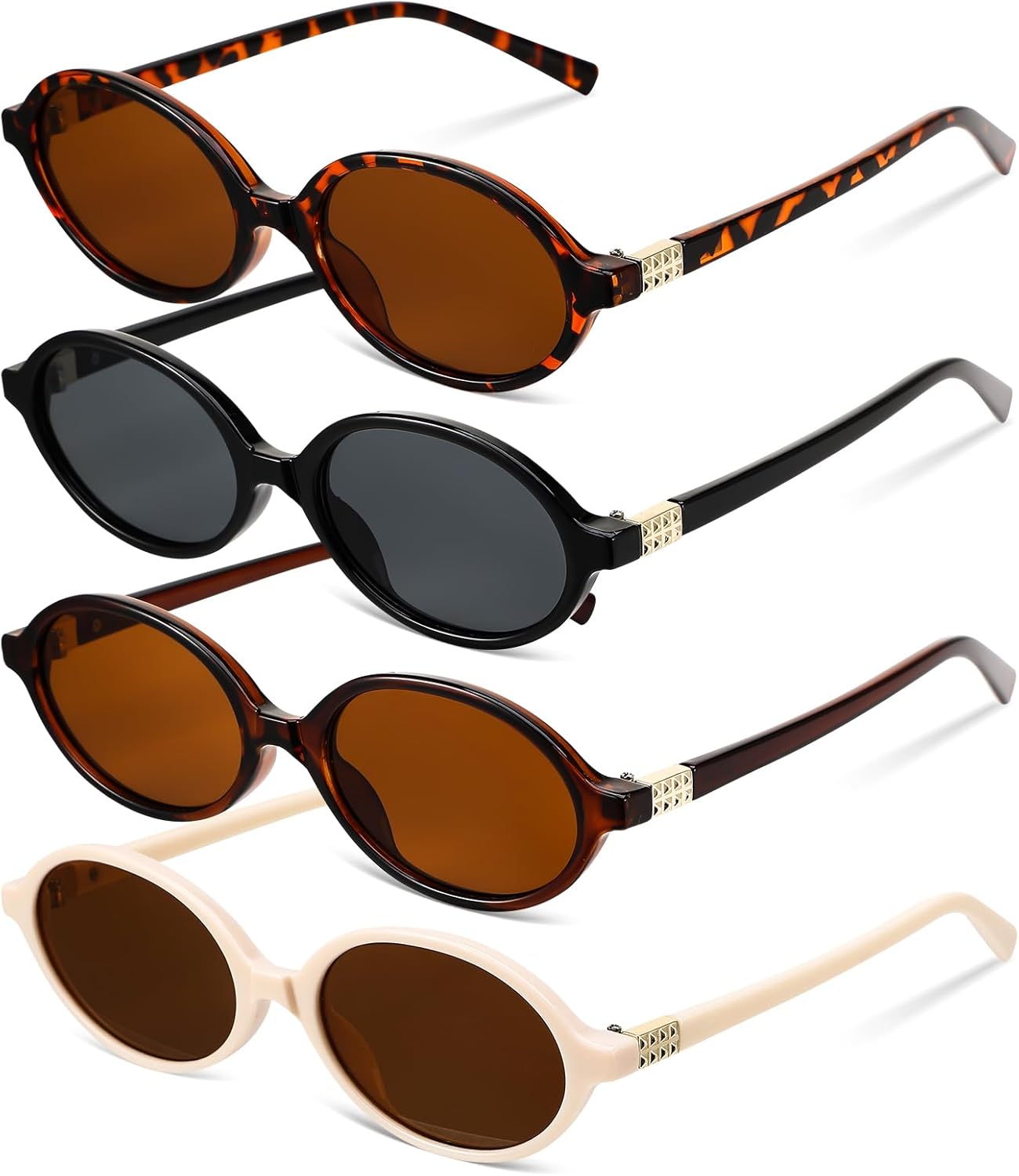 

Солнцезащитные очки JATEBI в стиле ретро, ​​овальные, маленькие, винтажные, в стиле 90-х (Y2K), модные, дизайнерские, с защитой от УФ-излучения, легкие, Black\tofu Pudding\tea\beige