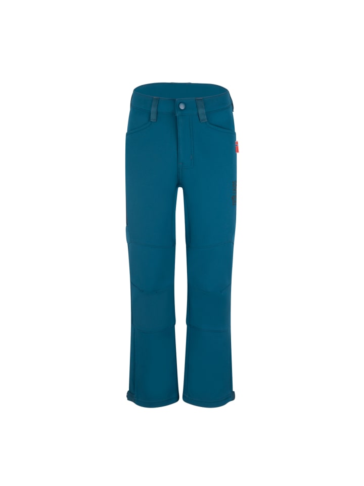 

Брюки софтшелл Femund в цвете мадейра-синего Trollkids