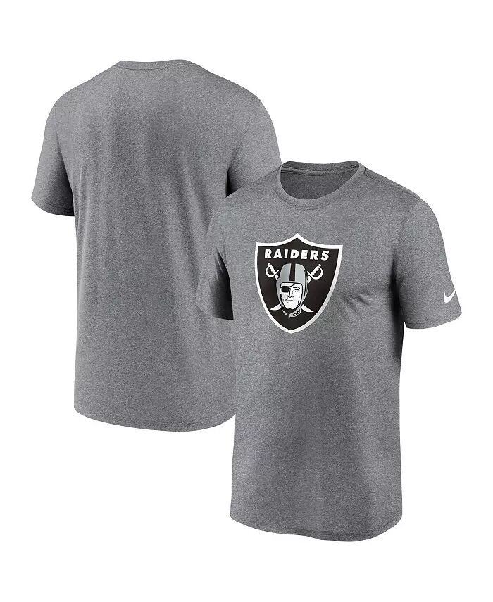 

Футболка мужская Heather Charcoal Las Vegas Raiders Legend Logo Performance Nike