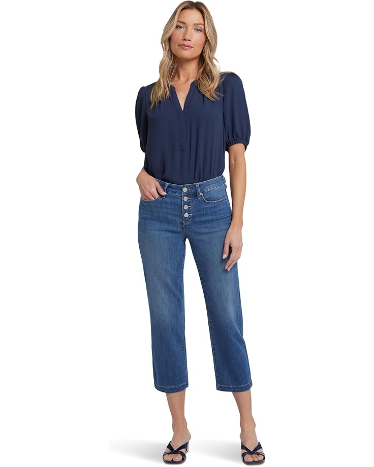 

Джинсы NYDJ Relaxed Piper Crop With 1" Hem Jeans in Costa Brava, цвет Costa Brava